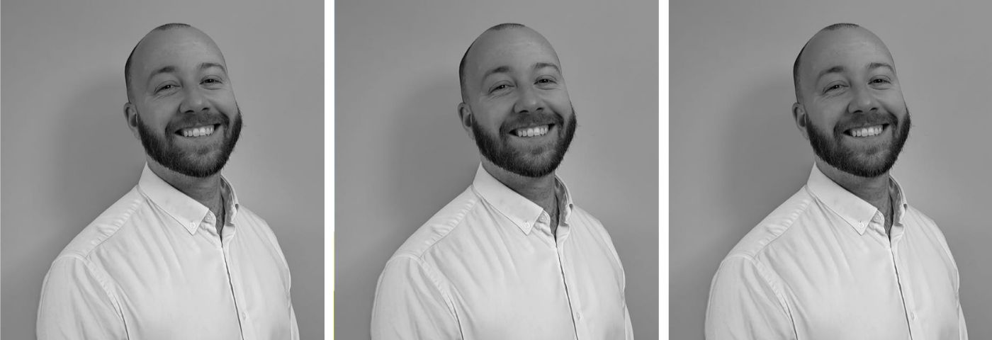 Greyscale image of Robbie O'Neill Senior Engineer Ada Mode